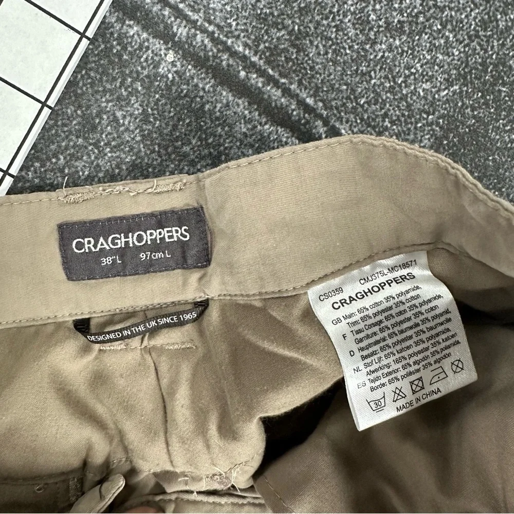 Craghoppers sz 38 long outdoor light weight pants A18